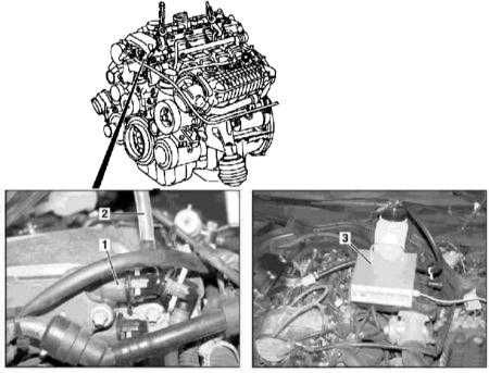  Удаление воздуха из контура низкого давления топливного тракта, - на примере двигателя серии 612 Mercedes-Benz W163