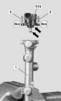 6.28 Снятие и установка клапана-регулятора давления топлива
