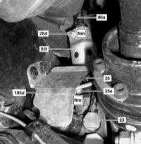  Снятие  установка входного узла рулевого механизма Mercedes-Benz W163